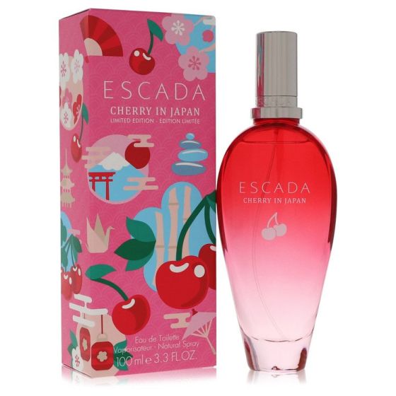 Escada cherry in japan by Escada 3.3 oz Eau De Toilette Spray for Women