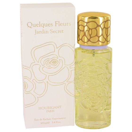 Quelques fleurs jardin secret by Houbigant 3.4 oz Eau De Parfum Spray for Women